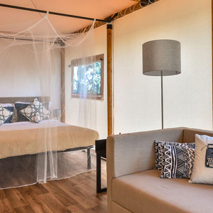 Lona impermeable de alta calidad para vacaciones al aire libre, Hotel familiar, Glamping Safari Tent - Product Image 5