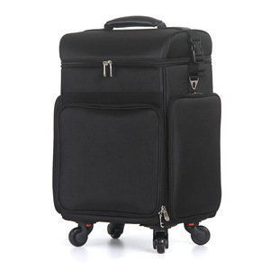 Usine Noir Nylon Maquillage Brosse Trolley Cas Professionnel maquillage chariot vanité sac pour <span class=keywords><strong>Maquilleur</strong></span> <span class=keywords><strong>Coiffeur</strong></span> - Product Image 2