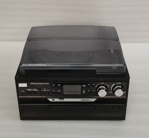 Sistema de Audio Multifuncional de Madera Directo de Fábrica, Tocadiscos Todo en Uno con Reproductor de Vinilo, CD, Casete, Radio FM y USB para el Hogar, Estilo Vintage - Product Image 2