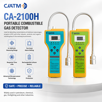 Détecteur de fuite de gaz combustible portable CAATM, analyseur de gaz CH4 C3H8 GPL, alarme sensible pour le test de fuite de gaz