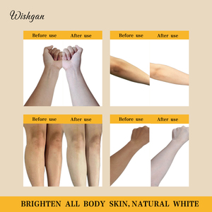 プライベート ラベル 強力ホワイトニング、シミ、エイジング、シワ対策、膝、肘用、強力ビタミン配合 ホワイトローション フェイス＆ボディ 美白クリーム - Product Image 3