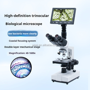 WEIAI 5000x Medical School Dental Biology Soptop <strong>Microscope</strong> Optique <strong>Lcd</strong> Screen <strong>Digital</strong> <strong>Trinocular</strong> <strong>Microscope</strong> for <strong>Laboratory</strong> - Product Image 2