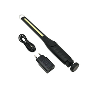 Lampu kerja COB portabel dapat diredupkan, dudukan magnetik LED isi ulang daya baterai lampu inspeksi