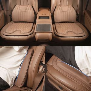 Cojín para Asiento de Coche con Soporte Lumbar Incorporado, Relleno de Espuma Viscoelástica, Ventilado y Transpirable, Diseño de una Sola Pieza, para Asiento del Conductor, para Todas las Estaciones - Product Image 4