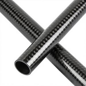 Tubo de Fibra de Carbono Laminado Pultruido Enrollado, Tamaño y Grosor Personalizados Según Dibujos para Aplicaciones de Modelos RC, Servicio OEM - Product Image 1