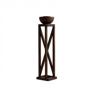 Quemador de incienso de madera natural hecho a mano con base de madera y diseño esférico para aromaterapia, decoración para el hogar para Ramadán y Eid. - Product Image 2