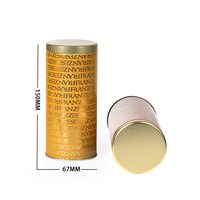 Boîtes de conserve rondes en métal avec couvercle pour le thé, le café et la poudre de matcha, petites mini boîtes de thé en métal avec couvercle