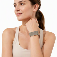 Bracelet intelligent sans écran, étanche, moniteur d'activité physique, surveillance de la santé, rappel d'alarme, portable unisexe