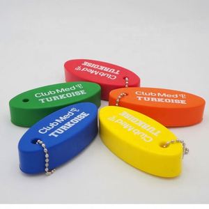 Porte-clés flottant en mousse personnalisé, ovale - Parfait pour la navigation de plaisance, la pêche, la voile et les sports de plein air - Product Image 2