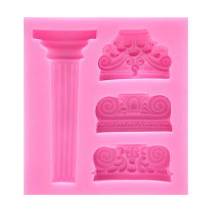 Molde de Silicona para Fondant con Diseño de Columna Romana y Estigma, Estilo Clásico Retro, Detalles Finos en 3D, Forma Rectangular, para Repostería DIY - Product Image 5