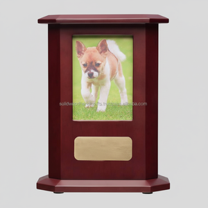 Urne funéraire en bois pour cendres d'animaux de compagnie Urnes funéraires en bois pour cendres de chat et de chien Urnes en palissandre à bas prix - Product Image 1