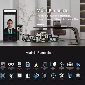 맞춤형 로고 비디오 인터콤 액세스 컨트롤러 시간 출석 생체 인식 얼굴 인식 동작 감지 준비 소프트웨어 - Product Image 2