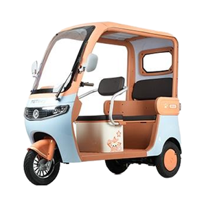 Tricycle électrique pour adultes Metropolis à toit ouvert avec pare-soleil, moteur 650W, batterie 48V, 3 places, écran intelligent double 8 pouces - Product Image 2