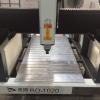 Routeur CNC 3 axes à broche unique 6 kW refroidi par air avec roulement RichAuto NC Studio/Syntec pour la publicité sur mousse EVA/PVC/acrylique/bois/MDF