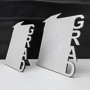 10 PCS/<span class=keywords><strong>Lot</strong></span> 5.9/7.1 pouces Sublimation blancs Grad chapeau cadres <span class=keywords><strong>Photo</strong></span> pour cadeaux de remise de diplôme senior personnalisés - Product Image 6