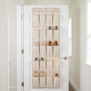 Authentic Hanging Non-woven Over the Door <b>Shoe</b> Organizer 20 Pockets Eco-friendly Foldable Home <b>Shoes</b> <b>Storage</b> - Product Image 1