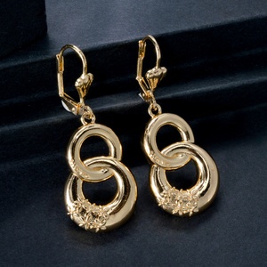 Dubai 14k Gold Plated Infinite <b>Wedding</b> <b>Bride</b> Jewelry Sets <b>for</b> Women - Product Image 6