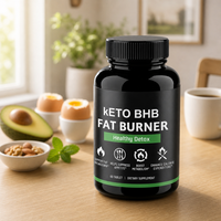 Capsules Keto BHB 500mg, brûleur de graisse haute puissance, perte de poids, contrôle de l'appétit, complément alimentaire cétogène minceur, étiquette privée OEM