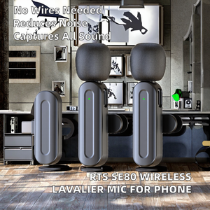 Micrófono Lavalier Inalámbrico Dual 3 en 1 SX26 con Cancelación de Ruido, Tipo C, Portátil, para Grabación de Audio/Video en TikTok y Transmisión en Vivo - Product Image 5