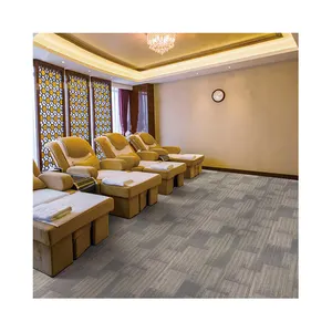 Alfombra de suelo HENGJIU OEM respetuosa con el medio ambiente, alfombra personalizada de pared a pared para hoteles