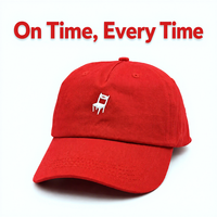 Casquette de baseball en coton avec logo personnalisé, structurée, 6 panneaux, visière réglable, broderie, chapeau promotionnel, vente en gros