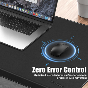 Bàn hiện đại mat với Lip & gia cố khâu cạnh chống trượt không thấm nước PU da Ergonomic bàn phím chuột Pad - Product Image 4