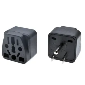US Travel Plug Adapter,UK to US Power Connector Universal to American Outlet Plug ,US to EU/UK/AU/CN/JP/Italy/Brazil Converter