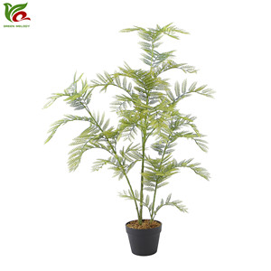 Pianta artificiale Jacaranda 120cm pianta artificiale finta pianta in vaso per arredamento del pavimento dell'ufficio - Product Image 6