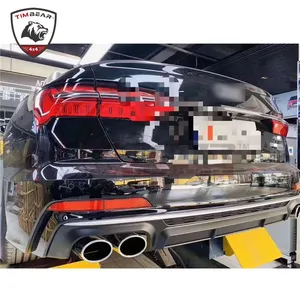 RS6 rs7 phong cách Bộ dụng cụ cơ thể khuếch tán phía sau cho Audi a7l C8 2019