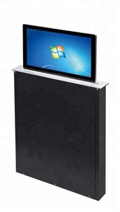 15.6 Inch <b>Computer</b> Lift Motorized Hidden Monitor Projector Ultra-thin Screen LCD Paperless Conference System JN-15.6 <b>Microphone</b> - Product Image 3