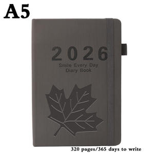 <span class=keywords><strong>Agenda</strong></span> <span class=keywords><strong>de</strong></span> Cuero A5 Personalizada 2026, Planificador Diario Semanal/Mensual, Tapa Dura, 100 Hojas, Encuadernación Cosida 192 - Product Image 2