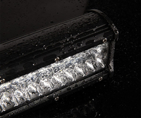 Barre lumineuse LED 7 pouces 120W, faisceau combiné spot et large, 12V 24V, éclairage de travail et de conduite pour camion, SUV, VTT, UTV, 4x4, bateau