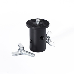 Flashlight Mount 1/4-20 Screw Quick Release Aluminum Alloy <b>Tripod</b> Adapter - Product Image 1