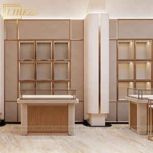 <span class=keywords><strong>Vitrine</strong></span> de présentation de bijoux en gros, comptoir de parfumerie, conception de magasin de bijoux, service clé en main de <span class=keywords><strong>d</strong></span>écoration de boutique - Product Image 6