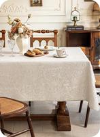Nappe tricotée épaisse et durable Kaly, imprimée, moderne, ronde ou rectangulaire, sans plis, pour mariages, fêtes, hôtels et usage domestique