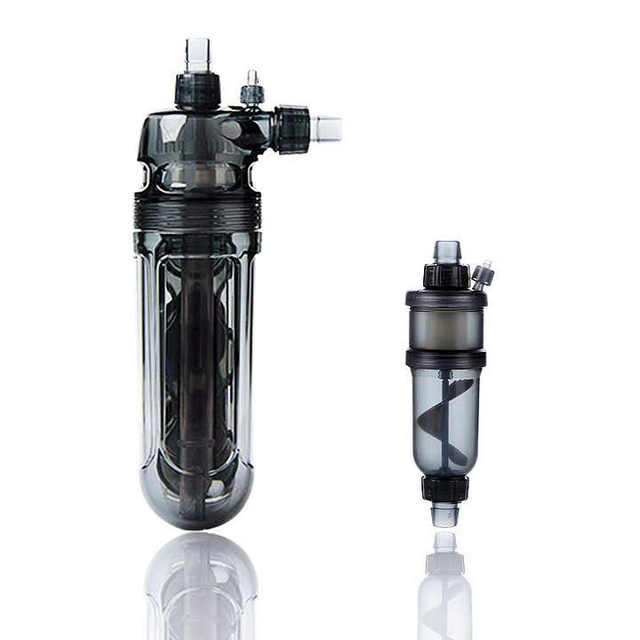Turbo CO2 Reactor Diffuser 12/16mm External Aquarium Plants Atomizer for Fish Tank I-539
