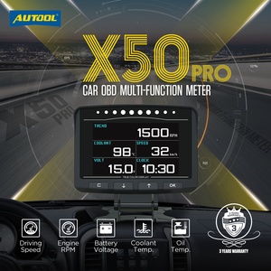 Màn Hình Hiển Thị Trên Kính Lái AUTOOL X50Pro OBD II HUD Máy Tính Kỹ Thuật Số Tự Động Đo Tốc Độ Màn Hình Điện Tử Chẩn Đoán ECU - Product Image 2
