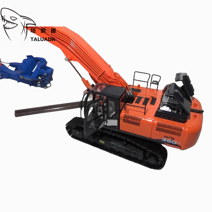 ミニカー 1/50 日立 HITACHI ZAXIS350-6 パイルドライバー