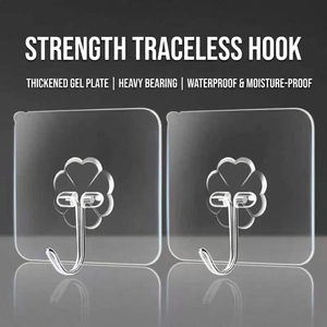 Adhesive Multifunctional Wall <b>Hooks</b> Transparent Strong Hold Removable Clothes <b>Hook</b> <b>for</b> Home Use Wire <b>Hooks</b> Dropshipping - Product Image 3