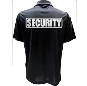 Tùy chỉnh ngắn tay áo an ninh polo Áo sơ mi với logo phản chiếu cả hai mặt trước và sau - Product Image 2