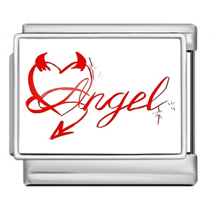 Eagle Workshop Italian Modular Bracelet Charm <b>Angel</b> Design Stainless Steel Plated DIY Jewelry Accessory Fashion Charm Bracelets - Product Image 3