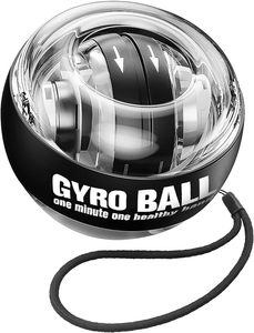 Gyro Ball, Ejercitador de Muñeca y Antebrazo, Entrenador de Brazo con Luz LED, Estuche de Transporte, PC+ABS+ZINC - Product Image 4