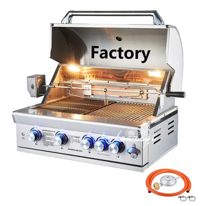 Hiện đại thương mại di động ngoài trời nhà bếp với gas BBQ nướng tủ lạnh được xây dựng trong đảo cho thịt nướng - Product Image 1