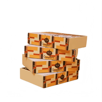 Carpeta con Forma de Avión de Papel Kraft Resistente y Ecológica, Impresa Personalizada, para Empaque de Alimentos, Productos para Mascotas y Ropa