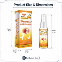 Spray Articulaire Graci Propolis pour Animaux – Soulage l'Inconfort Articulaire, Favorise la Mobilité, Naturel et Sûr pour Chiens, Chats et Animaux Âgés – 60ml – Vente en Gros OEM