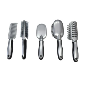 <span class=keywords><strong>Brosse</strong></span> lissante <span class=keywords><strong>ronde</strong></span> en plastique professionnelle pour cheveux bouclés, <span class=keywords><strong>brosse</strong></span> à cheveux de voyage pour femmes et hommes - Product Image 3