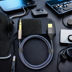 USB 1/4 TRS Stereo ses kablosu, 4FT USB a Laptop için 6.35mm 1/4 inç erkek ses adaptörü, Windows, PC, amplifikatör, hoparlör, - Product Image 3