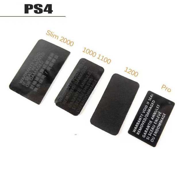 Label Seals for PS4 1000 1100 Slim Pro Console Housing Shell Warranty Sticker Tamper-Proof Label for PS4 Console