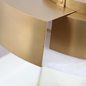 Lampu <span class=keywords><strong>LED</strong></span> Bundar Modern, Lampu Teh, Lampu Plafon Belajar Sederhana Berbahan Tembaga Baru, Rumah, Ruang Tamu Hotel, Kamar Tidur - Product Image 5