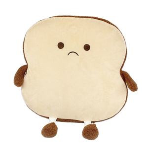 Coussin en mousse à mémoire de forme pour <span class=keywords><strong>chaise</strong></span> de bureau, 60g, <span class=keywords><strong>design</strong></span> créatif, peluche, Toast - Product Image 4